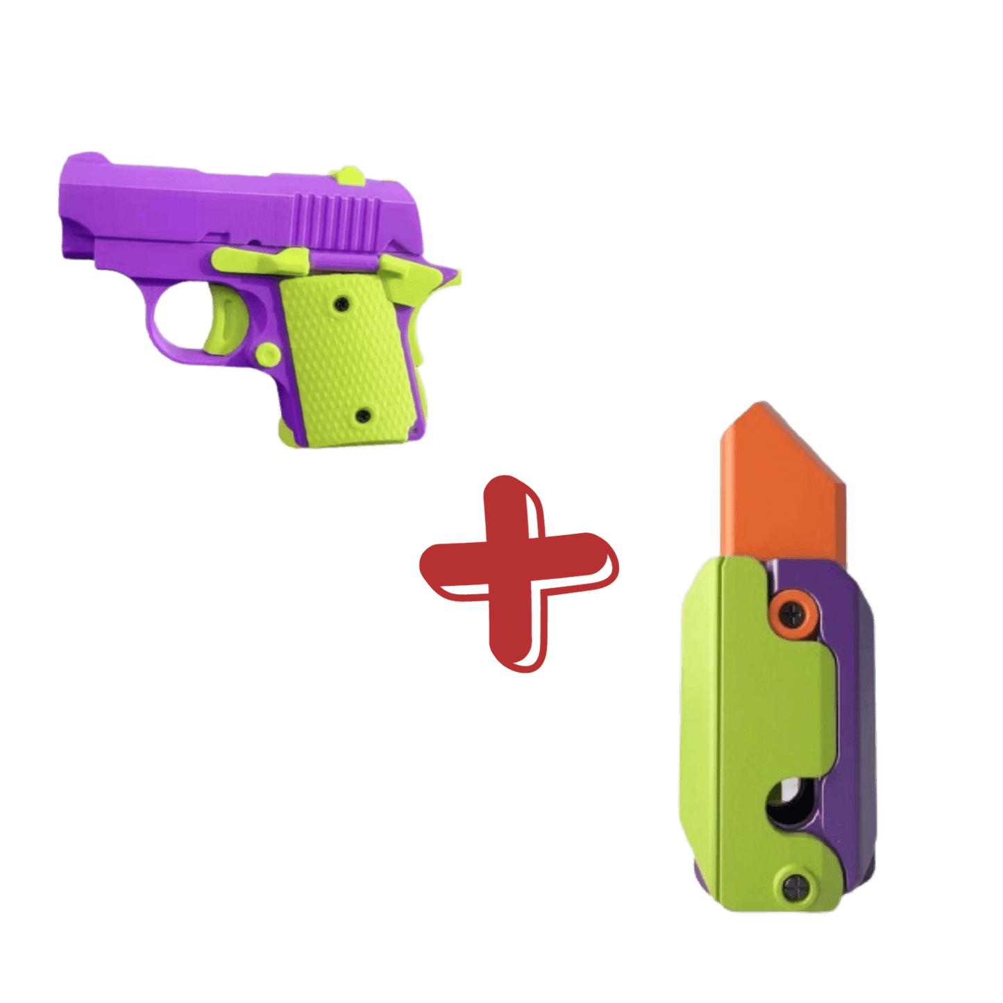 MINI M1911 + FACA FIDGET TOY DE BRINDE - KAIZEN