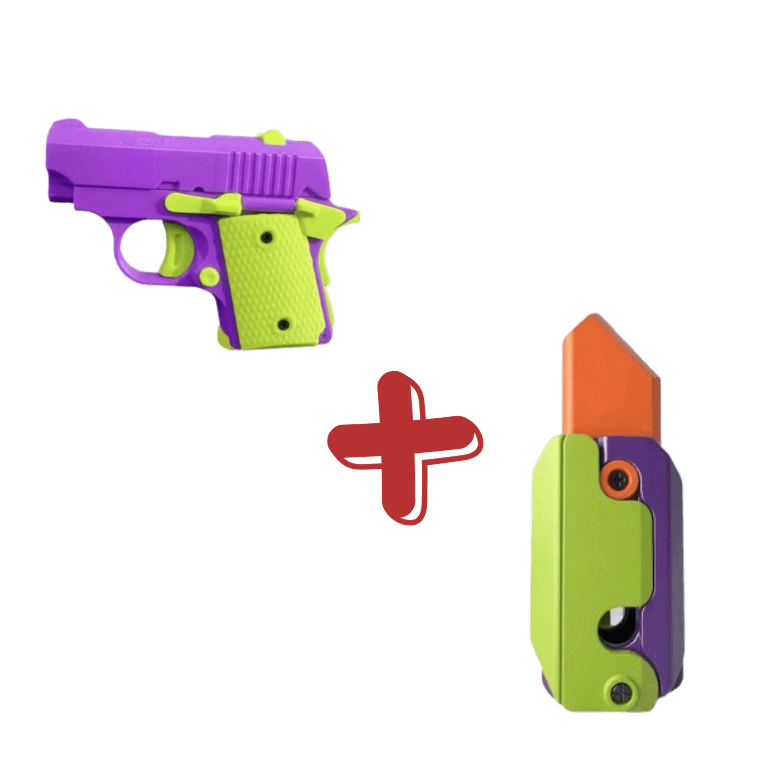 MINI M1911 + FACA FIDGET TOY DE BRINDE - KAIZEN