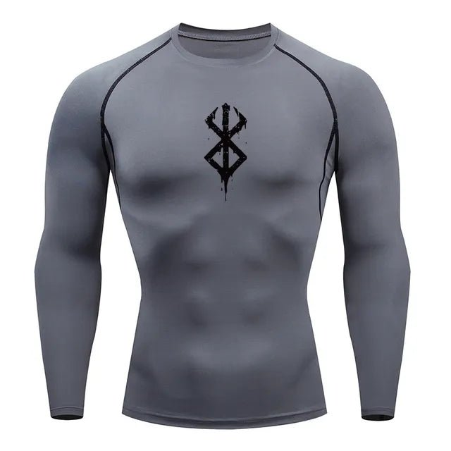 CAMISETA GYM BERSERK LONG SLEEVE - TRIDAN