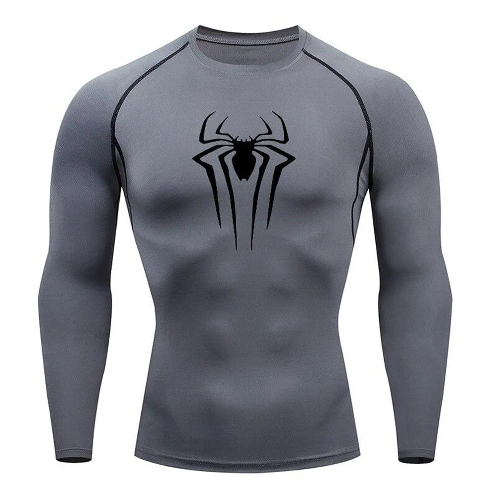 CAMISETA GYM SPIDERMAN LONG SLEEVE - TRIDAN