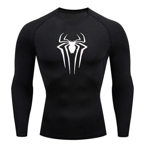 CAMISETA GYM SPIDERMAN LONG SLEEVE - TRIDAN