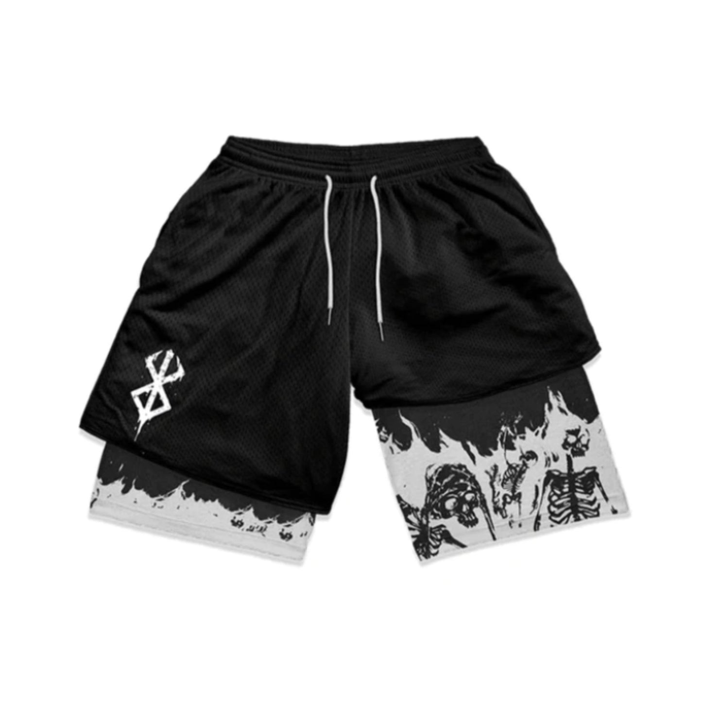 SHORTS GYM BERSERK - PRETO - TRIDAN