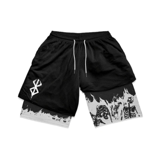 SHORTS GYM BERSERK - PRETO - TRIDAN
